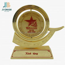 Custom Supply Wholesale Souvenir Metal Gold Commemorate Trophy